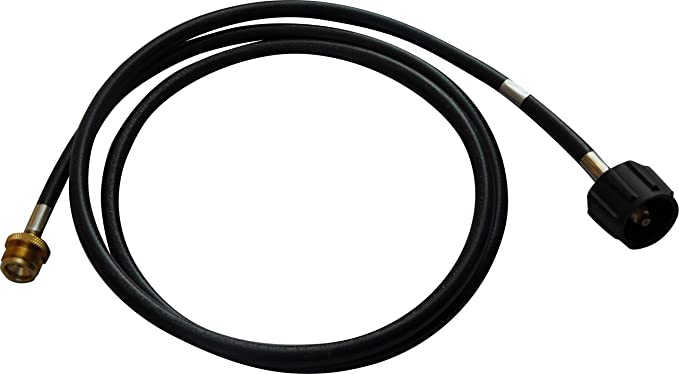 acoveritt 7 Feet Propane Adapter Hose 1 lb to 20 lb Converter Replacement for QCC1/Type1 Tank Connects 1 LB Bulk Portable Appliance to 20 lb Propane Tank - Safety Certified