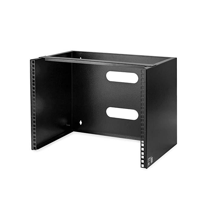 StarTech.com WALLMOUNT8 8U Deep Wall Mounting Bracket for Patch Panel, 12"