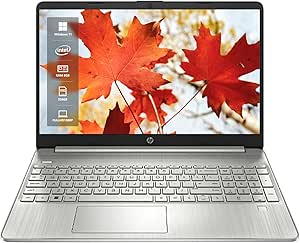 HP 15.6 Inch FHD 1920x1080p Laptop | Intel Core i3-1215U | 8GB RAM | 256GB SSD | Intel UHD Graphics | Numeric Keypad | HD Webcam | Windows 11 Home | Silver