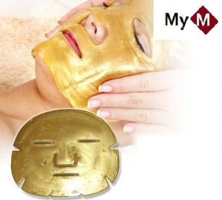 24k Gold Collagen Crystal Mask for Deep Tissue Rejuvenation and Collagen Renewal Mask X 10 Pcs