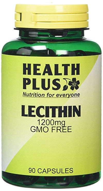 Health Plus Lecithin 1200mg Memory Plant Supplement - 90 Capsules