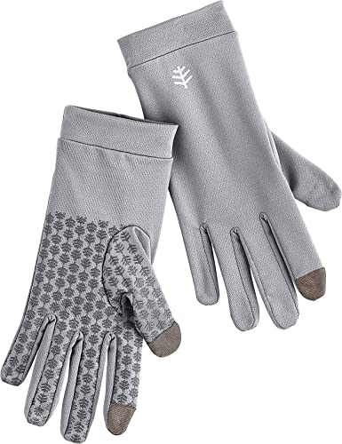 Coolibar UPF 50  Men's Women's Gannett UV Gloves - Sun Protective