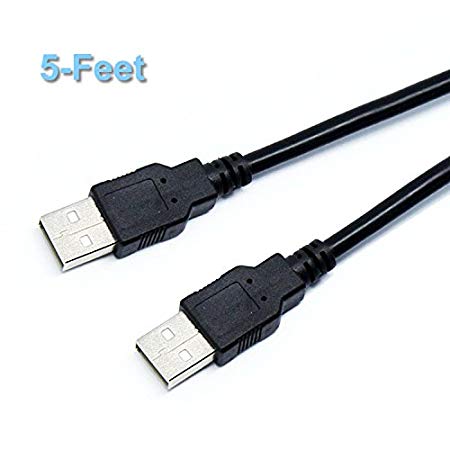 RuiLing 5-Feet USB 2.0 Type A Male M to Male Type A Extension Cable Cord