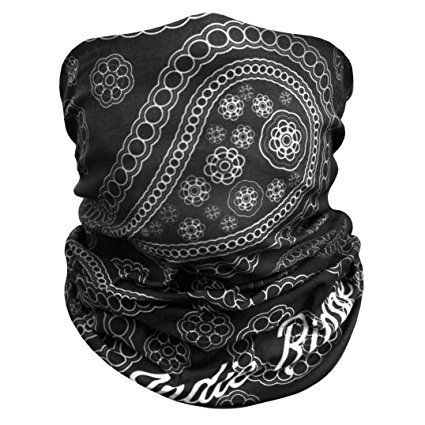 Paisley Outdoor Face Mask By IndieRidge - Microfiber Polyester Multifunctional Seamless Headwear for Motorcycle Hiking Cycling Ski Snowboard
