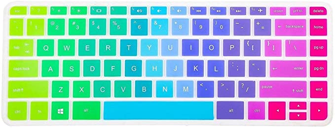 iKammo Keyboard Cover Compatible with 2020 2019 Dell Inspiron 13 14 5000 7000 5390 5391 7390 7391 7306 5490 5493 5498 7409 7490/Dell Vostro 13 14 5390 5391 5301 5490 5401 5402,Clear