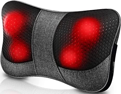 Back Massager with Heat, Gifts for Christmas, New Year, Mother’s Day, Father’s Day, Birthday, Shiatsu Neck Massager Shoulder Massager, Back Neck Massager for Back Pain Neck Pain, Massage Sore Muscles