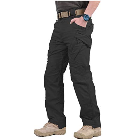 CARWORNIC Gear Men's Assault Tactical Pants Lightweight Cotton Outdoor Military Combat Cargo Trousers