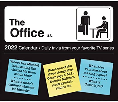 Calendar Ink, The Office 2022 Desk Calendar