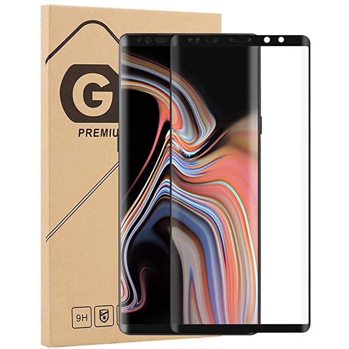 Galaxy Note 9 Screen Protector. YISCOR Bubble Free Case Friendly Tempered Glass for Samsung Galaxy Note 9 (HD Clear,Anti-Scratch)