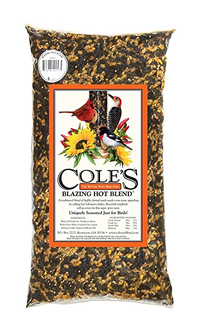 Cole's BH20 Blazing Hot Blend Bird Seed, 20-Pound