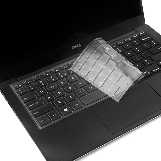 for Dell XPS Keyboard Skins, Ultra Thin High-Grade TPU Clear Keyboard Cover Protector for Dell XPS 13-9360 13-9350 13-9343 13.3" Full HD Laptop