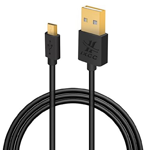 iXCC Freedom Series 6-Feet Reversible Micro USB to USB 20 Charge and Sync Cable for Smartphones and Tablets