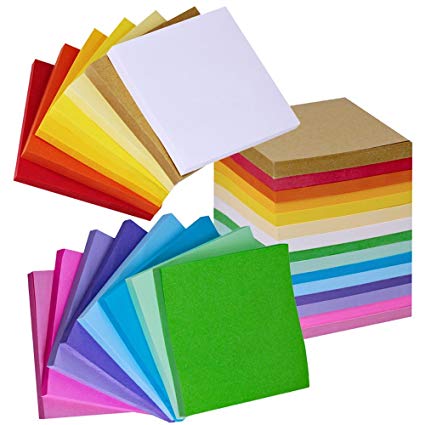 Supla 15 Pack 15 Colors Self-Stick Notes Pads Sticky Notes Notepad Note Stickers Memo Pad Sticker Note Paper - 3" L x 3" W - 1050 Sheets