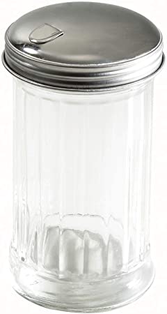 Winco Sugar Pourers with Flap Tops, 12-Ounce