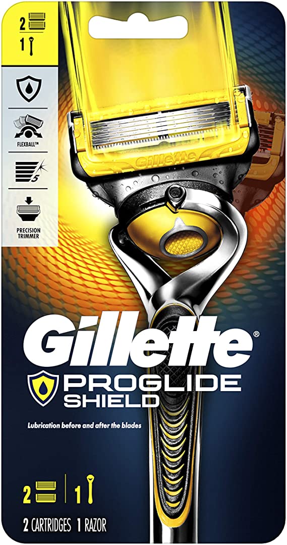 Gillette Fusion5 ProShield Men's Razor (1 Handle & 2 Blade Refills)