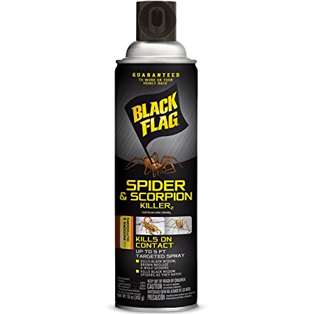 Black Flag Spider & Scorpion Killer Aerosol, 16-oz, 12-PK