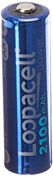 Loopacell AA 2100mAh Rechargeable Precharged Ni-MH HR6 Batteries 8 Pack