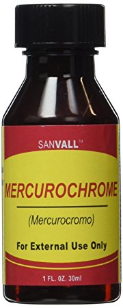 Sanvall Mercurochrome 1 Oz By Sanar Naturals - Mercuro Cromo