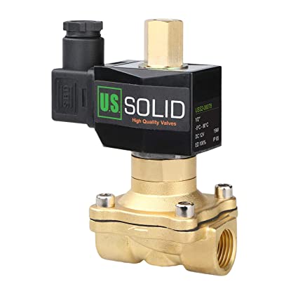 1/2" Brass 12V DC Electric Solenoid Valve Normally Open Air Water NBR