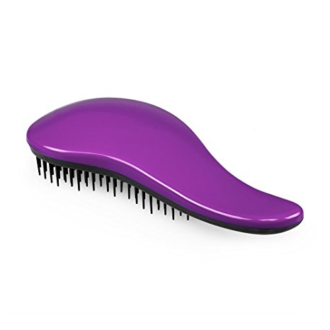 ELFINA Detangling Hair Brush Detangler Hair Comb---PURPLE