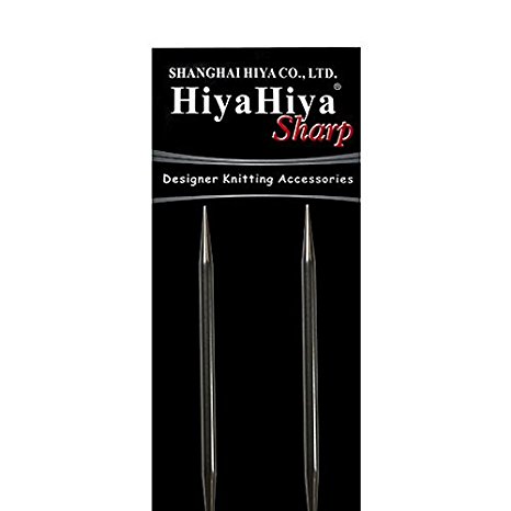 HiyaHiya Circular 24-inch (61cm) Sharp Steel Knitting Needle; Size US 11 (8mm) HISSTCIR24-11