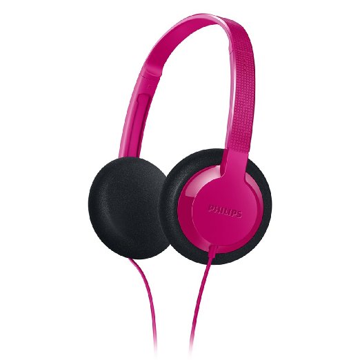 Philips SHK1000PK/28 Kids-On Ear Headphone, Pink