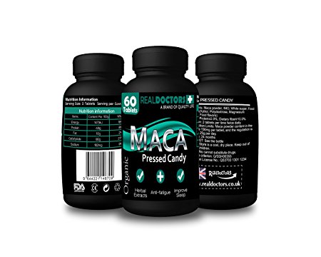 Maca - 500mg Energy Pills Cure Testosterone, Chronic Fatigue Syndrome, Libido and Naturally Increase Testosterone | Maca Powder Fix Stamina and Hormonal Imbalance | Maca Magic 60 Tablets