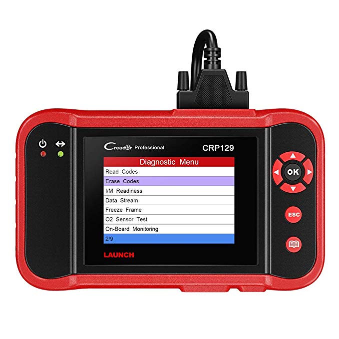 LAUNCH CRP129 OBD2 Scanner Scan Tool ENG/AT/ABS/SRS EPB SAS OIL Service Light Resets Code Reader for Mechanic and Experienced Enthusiast