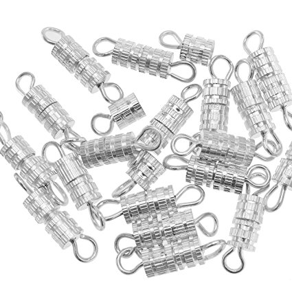 Barrel Screw-100pcs-Screw type Clasp 4X15mm-10 with Kare & Kind retail packaging