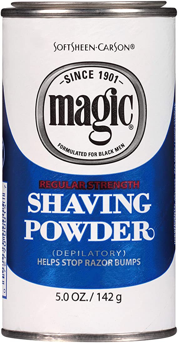 SoftSheen Carson Magic Regular Strength Shaving Powder, Blue, 5 Oz