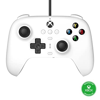 8Bitdo Ultimate Wired Controller for Xbox Series X, Xbox Series S, Xbox One, Windows 10 & Windows 11 - Officially Licensed (White)