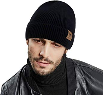 Paragon Beanie Hat for Men Winter Warm Knit Hats Slouchy Thick Beanie Skull Cap Thick