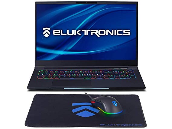 Eluktronics MECH-17 G1Rx Slim & Light NVIDIA GeForce GTX 1660Ti Gaming Laptop with Mechanical RGB Keyboard - Intel i7-9750H CPU 6GB GDDR6 VR Ready GPU 17.3" 144Hz Full HD IPS 512GB NVMe SSD   16GB RAM