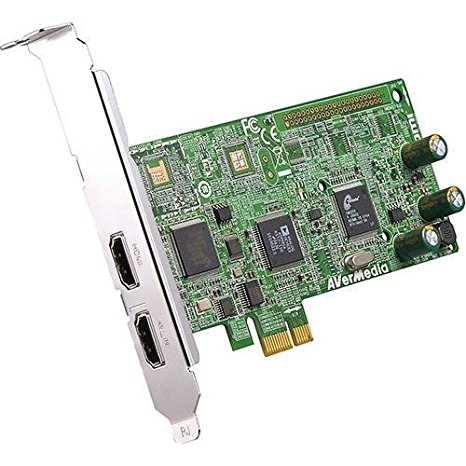 AVerMedia HD DVR High Definition / Analog Video Capture Card PCI-E, HDMI, RCA Composite, Component,  S-Video, Win 10 (C027)