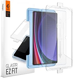 Spigen Glas.tR EZ Fit Screen Protector for Samsung Galaxy Tab S10 Ultra, Galaxy Tab S9 Ultra (1 Pack)