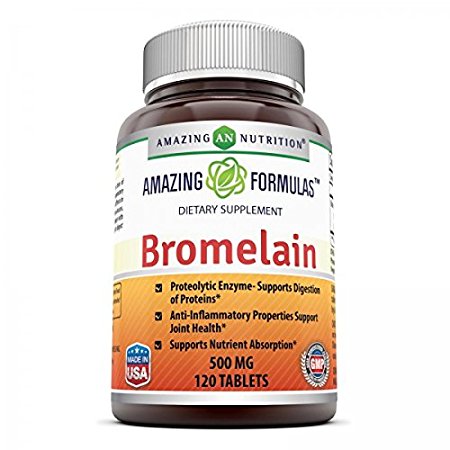 Amazing Nutrition Bromelain Supplement - 500mg, 120 Tablets