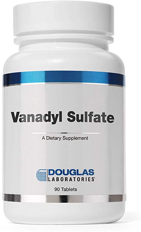 Douglas Laboratories - Vanadyl Sulfate - Trace Element Compound - 90 Tablets