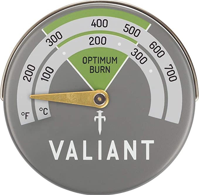 Valiant Magnetic Log Burner & Stove Thermometer (FIR116)