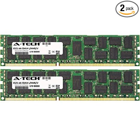 16GB KIT 2x 8GB Dell PowerEdge C8220 C8220X M420 M520 M610x M620 M710HD M915 R420 R520 R620 R715 R815 R820 R910 T320 T410 T420 T5500 T620 DIMM DDR3 ECC Registered PC3-10600 1333 Dual Rank RAM Memory