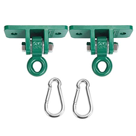 BETOOLL 2400 lb Capacity Heavy Duty Swing Hangers for Wooden Sets Playground Porch Indoor Outdoor & Hanging Snap Hooks