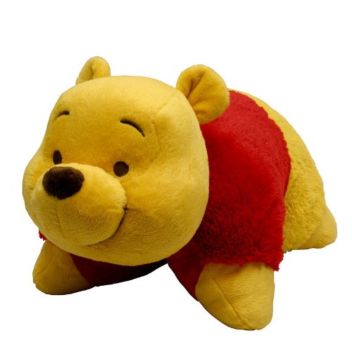 Pillow Pets Authentic Disney 18" Winnie the Pooh,  Folding Plush Pillow- Large