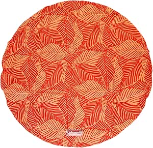 Coleman Round Reversible Cooling Pet Mat, Medium, 24", Red and Coral