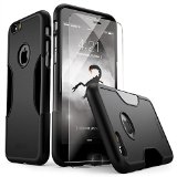 iPhone 6 Case Black - Rugged Thin and Lightweight iPhone 6 2014  Apple iPhone 6S 2015 Includes Tempered Glass Screen Protector and Professional Camera Hood by Sahara Case