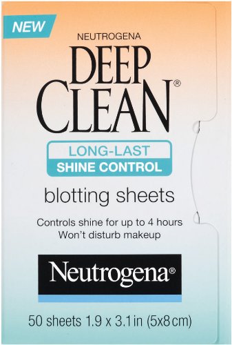 Neutrogena Deep Clean Shine Control Blotting Sheets, 50 Count