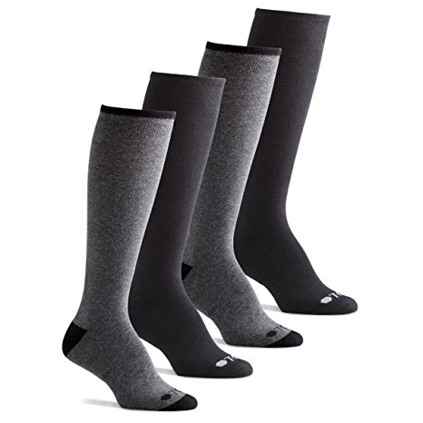 The Comfort Sock (TCS) Women's Cotton Knee High Boot Socks with Cushion