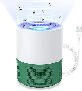 Lampe Anti Moustique, Electrique Anti Moustique Exterieur Intérieur, USB Tue Mouche Electrique Piege a Moustique, Tueur d'Insectes Pas Bruit Tueur de Moustiques Efficace