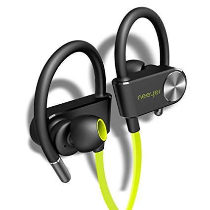 Bluetooth Headphones Wireless Sports Earphones Waterproof Earbuds for Workout, 8 Hour Battery, Green