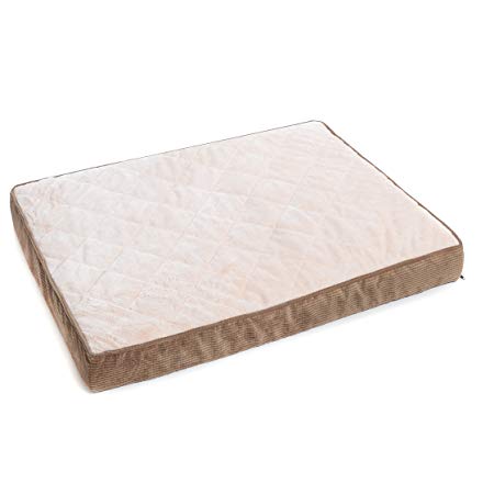 Milliard Quilted Padded Orthopedic Dog Bed, Egg Crate Foam with Plush Pillow Top Washable Cover | 47x29x4