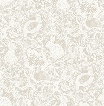 Cream Terrene Peel & Stick Wallpaper