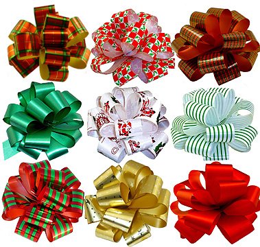 Christmas Gift Pull Bows - 5"